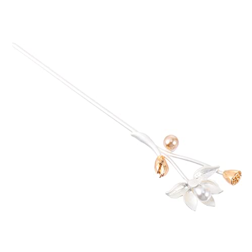 PartyKindom Vintage Haarstäbchen Legierung Lotus Haarnadel Für Chinesische Frisuren Retro Haarspange Für Damen Und Mädchen Leicht Und Hautfreundlich Für Partys Und Feste von PartyKindom