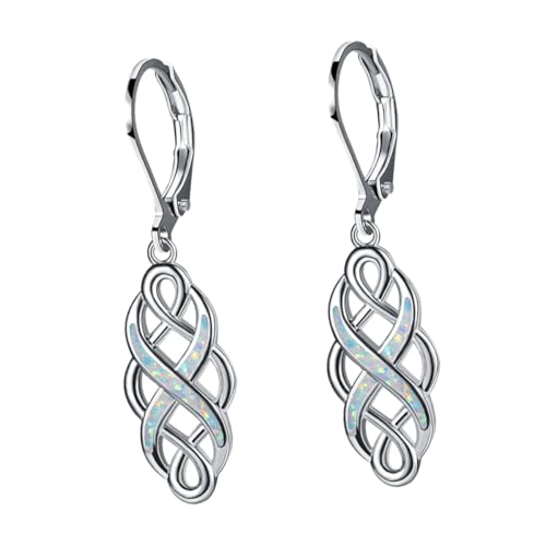 PartyKindom Retro Ethnische Ohrstecker Damen Weiß Vintage Ohrringe Geflochtene Ohrschmuck Für Alltag Party Strand von PartyKindom