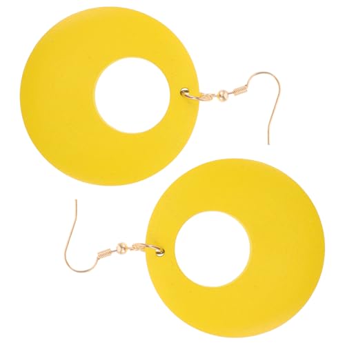PartyKindom Retro Geometrische Baumeln Ohrringe für Damen Leichte Teardrop Form Vintage Gelbe Holz Ohrhänger Elegantes Schmuckstück für Partys und Alltagsmode PartyKindom Retro Geometrische Baumeln Ohrringe für Damen Leichte Teardrop Form Vintage Gelbe Holz Ohrhänger Elegantes Schmuckstück für Partys und Alltagsmode von PartyKindom