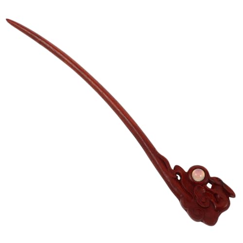 PartyKindom Retro Rote Sandelholz Haarnadel Holz Haarstab für Damen Leichtes Bruchsicheres Design mit Natürlichem Duft Vielseitig für Alltag und Stilvolle Hochsteckfrisuren von PartyKindom