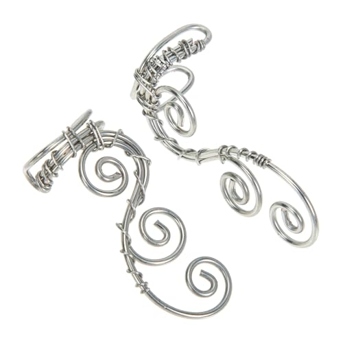 PartyKindom Retro Vintage Ear Cuff Damen Ohrclip Ohrringe Handgemacht Hautfreundlich Modisch Für Alltag Festliche Anlässe Geschenkidee von PartyKindom