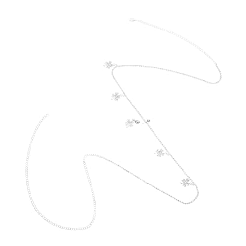 PartyKindom Bauchkette Mit Perlen Und Kristallen Für Damen Verstellbare Taillenkette Mit Anhänger Bauchschmuck Für Sommer Strand Und Partys von PartyKindom