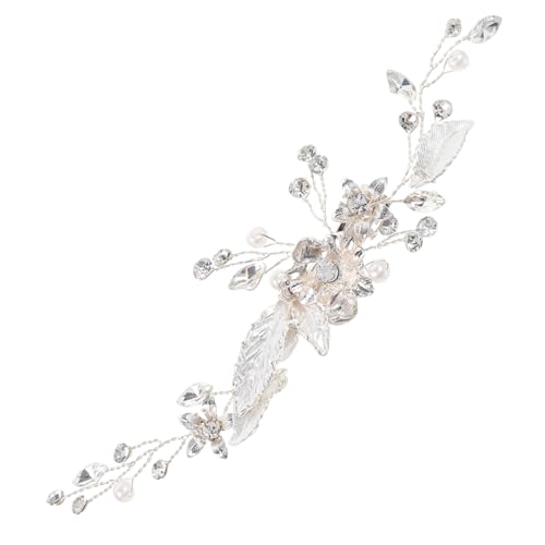 PartyKindom Rhinestone Braut Haarschmuck Seitlicher Haarclip Eleganter Hochzeitsschmuck für Bräute und Brautjungfern Vielseitiger Haarklammer Accessoire für Besondere Anlässe und Festliche von PartyKindom