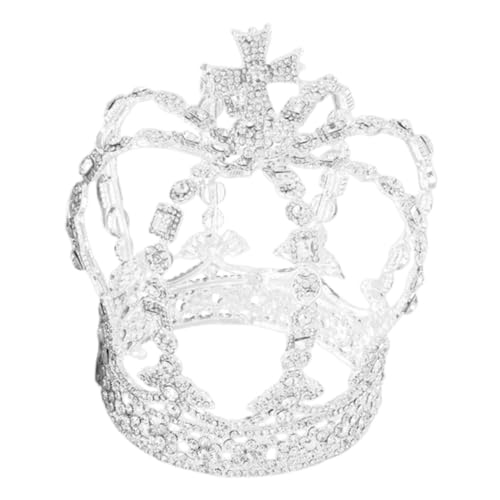 PartyKindom Rhinestone Braut Tiara mit Filigranem Design Leichte Hochzeit Krone Eleganter Haarschmuck für Braut und Party Langlebige Strahlende Schmuckkrone für Besondere Anlässe von PartyKindom