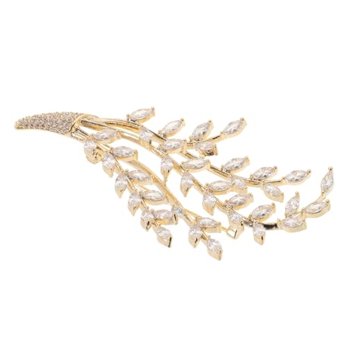 PartyKindom Rhinestone Brosche Damen Anstecknadel Modisch Elegant Vielseitig Schmuck Accessoire für Kleidung Taschen Hüte mit Strass Verzierung Langlebig und Sicher Stilvoller Modeschmuck von PartyKindom