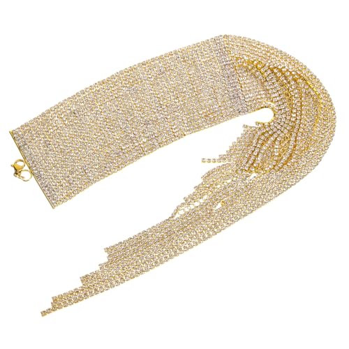 PartyKindom Strassarmband Für Damen Wickelarmband Knöchelarmband Mit Glitzer Schmuck Armband Fußkettchen Für Abschlussball Hochzeit PartyKindom Strassarmband Für Damen Wickelarmband Knöchelarmband Mit Glitzer Schmuck Armband Fußkettchen Für Abschlussball Hochzeit von PartyKindom