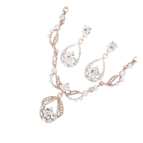 PartyKindom Rhinestone Schmuckset Damen Teilig Hochzeit Halskette und Ohrringe Brautschmuck Elegant Modisch für Festliche Anlässe Valentinstag Muttertag Geburtstag PartyKindom Rhinestone Schmuckset Damen Teilig Hochzeit Halskette und Ohrringe Brautschmuck Elegant Modisch für Festliche Anlässe Valentinstag Muttertag Geburtstag von PartyKindom