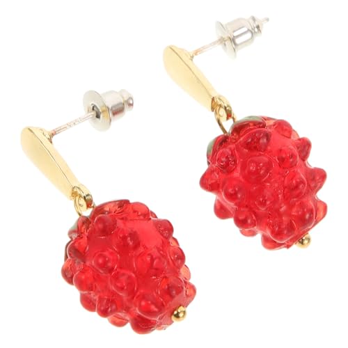 PartyKindom Rote Erdbeer Ohrstecker Damen Ohrringe Leicht Modisch Frühling Sommer Einzigartiges Design Mädchen Schmuck Statement Accessoire PartyKindom Rote Erdbeer Ohrstecker Damen Ohrringe Leicht Modisch Frühling Sommer Einzigartiges Design Mädchen Schmuck Statement Accessoire von PartyKindom