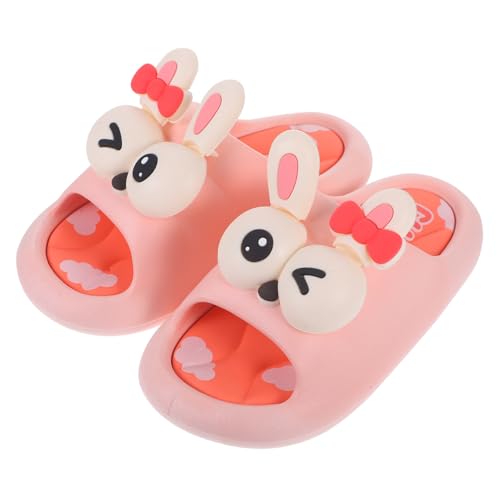 PartyKindom Sandalen Weiche Sommerschuhe Nicht Rutschfest Cartoon Hausschuhe Für Jungen Mädchen Komfortable Strandpantoffeln Mit Weicher Sohle von PartyKindom
