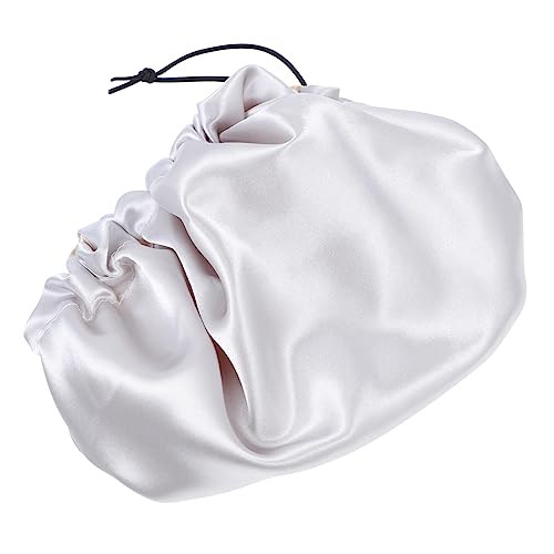 PartyKindom Satin Schlafhaube Doppellagig Haarprotektor Verstellbar Atmungsaktiv Haarschutz Bonnet für Mädchen Jungen von PartyKindom