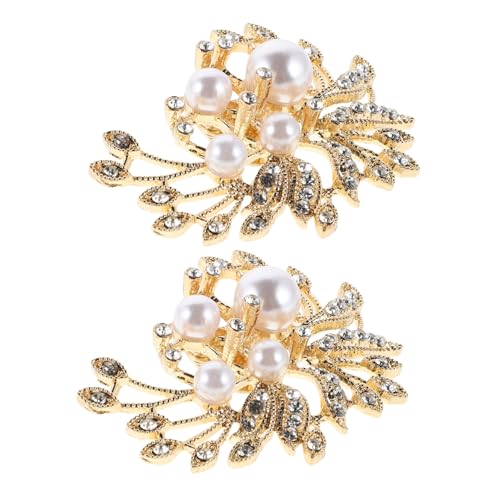 PartyKindom Schuhclips Hochzeit Perlen Strass Schuhschmuck Abnehmbar für High Heels Damen Brautschuh Dekoration Modische Abnehmbare Schuhschnallen für Festliche Anlässe PartyKindom Schuhclips Hochzeit Perlen Strass Schuhschmuck Abnehmbar für High Heels Damen Brautschuh Dekoration Modische Abnehmbare Schuhschnallen für Festliche Anlässe von PartyKindom