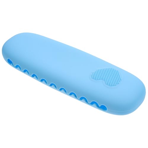 PartyKindom Silikon Make Up Pinsel Tasche Tragbar Leicht Kosmetik Pinsel Organizer Reise Schminktasche Praktisch Für Damen Mädchen von PartyKindom