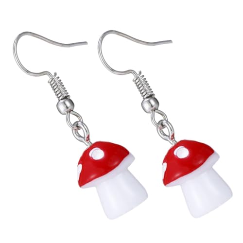 PartyKindom Simulierte Lebensmittel Ohrringe Pilz Motiv Resin Ohrschmuck Damen Mädchen Cartoon Stil Langlebig Modisch Vielseitig Kombinierbar PartyKindom Simulierte Lebensmittel Ohrringe Pilz Motiv Resin Ohrschmuck Damen Mädchen Cartoon Stil Langlebig Modisch Vielseitig Kombinierbar von PartyKindom