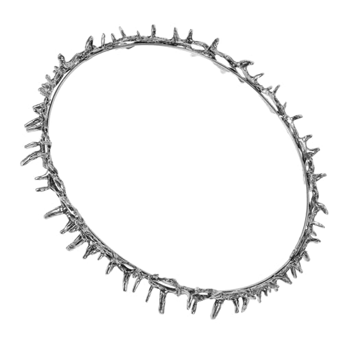 PartyKindom Stachelkrone Haarschmuck Damen Leichtes Bequemes Party Kopfschmuck Renaissance Accessoire Für Maskenball Hochzeit Und Themenfeier von PartyKindom