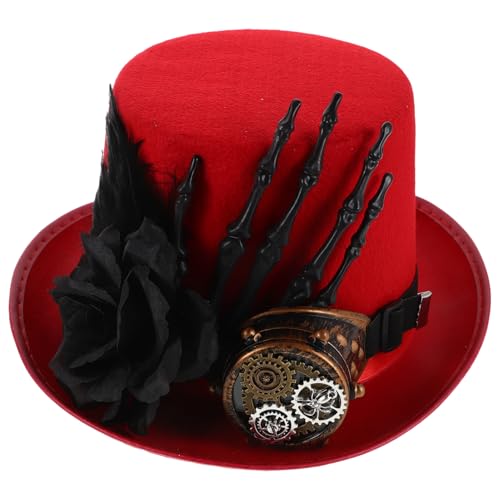 PartyKindom Steampunk-kostümhut Mit Schutzbrille Für Damen Und Herren Themenpartys Und Halloween-kostüme Verziert Mit Gotischen Elementen von PartyKindom