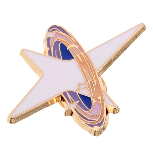 PartyKindom Stern Emaille Brosche Pin Mit Weltraum-motiv Schal-clip Und Strickjacken-clip Für Hut Und Kleidung Partygeschenk Und Dekoration von PartyKindom
