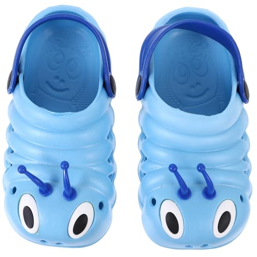 PartyKindom Strandsandalen Blau Innenlänge Rutschfeste Sommer Slipper für Jungen Mädchen Leichte Hautfreundliche Hausschuhe Alltagsschuhe Party von PartyKindom