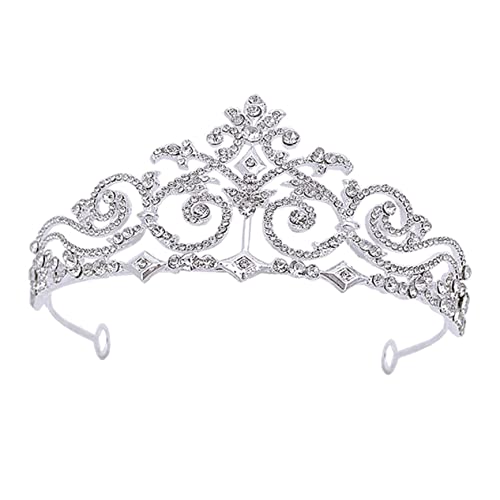 PartyKindom Strass Braut Tiara Krone Leichtes Langlebiges Hochzeits Haaraccessoire für Damen Geeignet für Hochzeit Geburtstag Party Fotoaktivität Komfortabler Brautschmuck PartyKindom Strass Braut Tiara Krone Leichtes Langlebiges Hochzeits Haaraccessoire für Damen Geeignet für Hochzeit Geburtstag Party Fotoaktivität Komfortabler Brautschmuck von PartyKindom