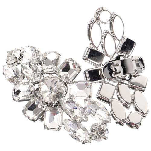 PartyKindom Strass Schuhclips Abnehmbare Schuhschnallen mit Funkelnden Schmucksteinen Stilvolle Schuhaccessoires für Pumps High Heels Sandalen Hochzeit und Party PartyKindom Strass Schuhclips Abnehmbare Schuhschnallen mit Funkelnden Schmucksteinen Stilvolle Schuhaccessoires für Pumps High Heels Sandalen Hochzeit und Party von PartyKindom
