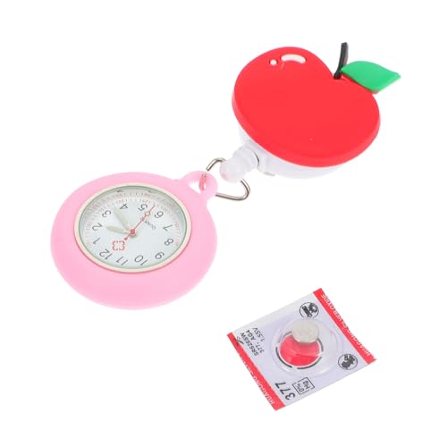 PartyKindom Stretchbare Leuchtende Krankenschwester Taschenuhr mit Niedlichem Cartoon Design Silikonhülle Leicht Robust für Pflegekräfte Ärzte und Studenten Medizinische Armbanduhr von PartyKindom