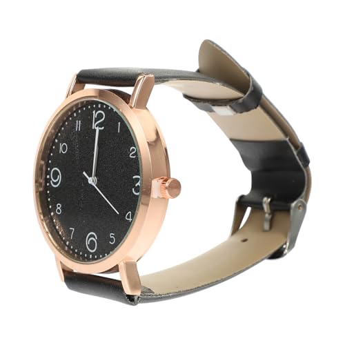 PartyKindom Stylische Damen Armbanduhr Minimalistische Analog Uhr mit Lederarmband Alltagstaugliche Damenuhr für Mädchen und Frauen von PartyKindom