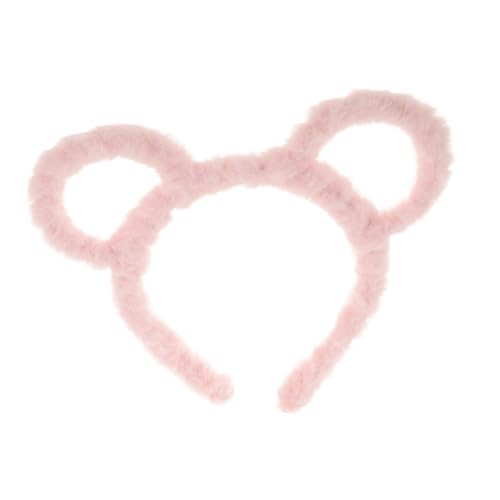 PartyKindom Süßes Plüschtier-stirnband Mit Bärenohren Bequemer Kopfbedeckung Für Damen Für Spa-ausflüge Partys Und Cosplay-events Verspieltes Accessoire Zum Schminken Und Frisieren von PartyKindom