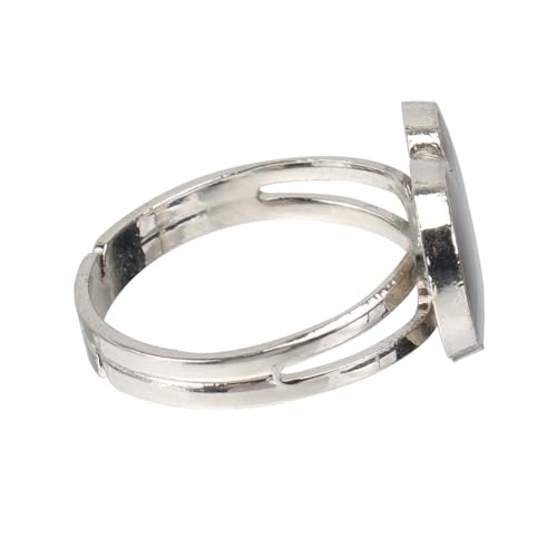 PartyKindom Thermochromer Damenring mit Herzmotiv Farbwechselnder Eleganter Fingerschmuck Vielseitiger Langlebiger Stimmungsring für Alltag und Besondere Anlässe von PartyKindom