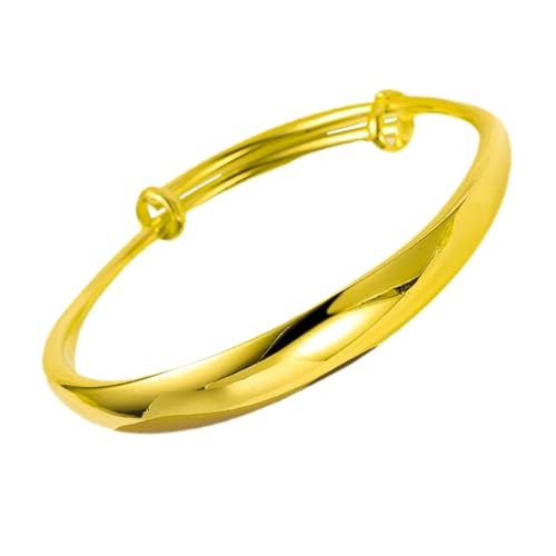 PartyKindom Thickened Alluvial Gold Push Pull Armreif Damen Messing Schmuck Eleganter Bangle Modisches Glattes Design Für Frauen Mädchen Alltag Hochzeit PartyKindom Thickened Alluvial Gold Push Pull Armreif Damen Messing Schmuck Eleganter Bangle Modisches Glattes Design Für Frauen Mädchen Alltag Hochzeit von PartyKindom