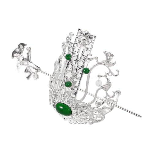 PartyKindom Traditionelle Chinesische Haarkrone und Haarnadel für Herren Hanfu Haaraccessoire mit Drachen Phönixmotiv Vintage Haarschmuck für Cosplay Fotografie und Bühnenauftritte von PartyKindom