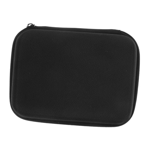 PartyKindom Tragbare Stoßdämpfende Aufbewahrungstasche für Blutzuckermessgerät Schützendes Diabetes Organizer Etui mit Reißverschluss Praktische Medizintasche für Unterwegs Schwarz von PartyKindom