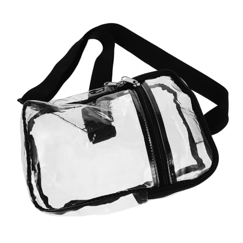 PartyKindom Transparente Crossbody Bag mit Verstellbarem Schultergurt Wasserabweisend Große Kapazität Vielseitig als Schulter oder Brusttasche für Damen für Strand Konzert und Reise von PartyKindom