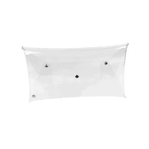PartyKindom Transparente Damen Clutch Handtasche Jelly Bag Elegant Große Kapazität Strapazierfähig für Abend Party Hochzeit von PartyKindom
