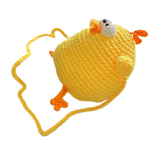 PartyKindom Umhängetasche Handgefertigt Gewebtem Material Kompakt Leicht Niedliche Mini Schultertasche für Mädchen Multifunktional und Langlebig als Geldbeutel und Crossbody Bag von PartyKindom