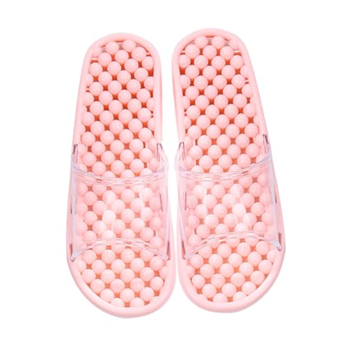 PartyKindom Unisex Badeschuhe mit Fußmassagefunktion Rutschfest für Dusche und Bad Leichte PVC Sandalen mit Offener Zehenpartie Schnelltrocknend in Nordic von PartyKindom