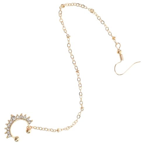 PartyKindom Vergoldeter Fake Nose Ring mit Kette Nicht Piercing Metall Nasenring Clip Leicht und Hautfreundlich für Tanz Party Hochzeit und Festival Schmuck Damen PartyKindom Vergoldeter Fake Nose Ring mit Kette Nicht Piercing Metall Nasenring Clip Leicht und Hautfreundlich für Tanz Party Hochzeit und Festival Schmuck Damen von PartyKindom