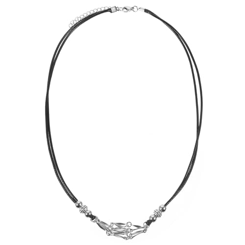 PartyKindom Verstellbare Metallkette mit Stabilem Kristallkäfig Anhänger Leerer Kristallsteinhalter für Damen Robuster Schmuckhalter für Verschiedene Steine Leichter Langlebiger Halsschmuck von PartyKindom