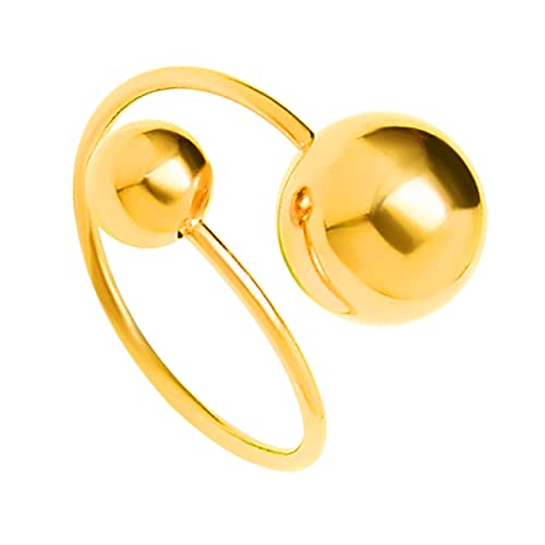 PartyKindom Verstellbarer Edelstahl Ring Für Damen Eleganter Perlen Fingerring Kreativer Fingerschmuck Für Frauen Für Hochzeiten Partys Und Alltag Langlebig Und Funktional von PartyKindom
