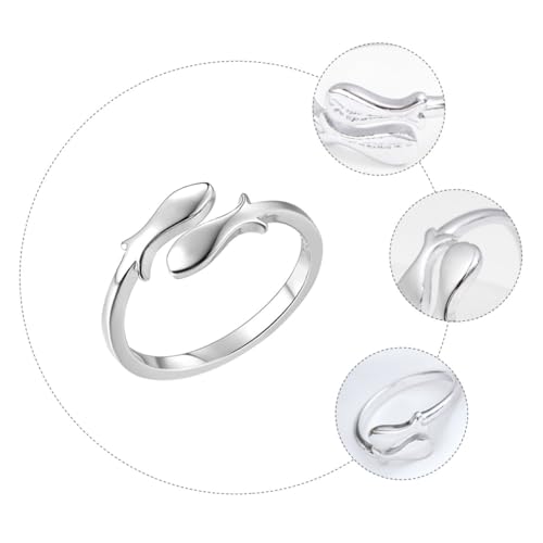 PartyKindom Verstellbarer Silberring mit Drahtstruktur Modischer Offener Fingerring für Damen und Herren Eleganter Schmuck mit Feiner Verarbeitung Robustes Kupfermaterial Vielseitig PartyKindom Verstellbarer Silberring mit Drahtstruktur Modischer Offener Fingerring für Damen und Herren Eleganter Schmuck mit Feiner Verarbeitung Robustes Kupfermaterial Vielseitig von PartyKindom