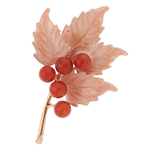PartyKindom Vintage Ahornblatt Brosche für Damen Anstecknadel Kragennadel für Kleidung Taschen Hüte Schals Exquisites Design für Verschiedene Anlässe von PartyKindom