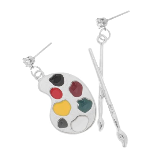 PartyKindom Vintage Asymmetrische Ohrringe für Damen Kreative Malpinsel Ohrstecker Trendiger Schmuck für Besondere Anlässe Einzigartige Tropf Ohrringe mit Kunst Design PartyKindom Vintage Asymmetrische Ohrringe für Damen Kreative Malpinsel Ohrstecker Trendiger Schmuck für Besondere Anlässe Einzigartige Tropf Ohrringe mit Kunst Design von PartyKindom