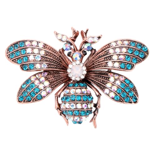 PartyKindom Vintage Biene Brosche Damen Retro Insekten Anstecknadel Tropfen öl Design Umweltfreundliches Kleidung Dekor Geschenk für Frauen Geburtstag Valentinstag von PartyKindom