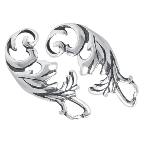 PartyKindom Blumen Ohr-crawler-ohrringe Für Damen Vintage Kletterohrringe Aus Silber Ohrkletterer Minimalistischer Schmuck Winzige Ohrstecker Für Frauen von PartyKindom