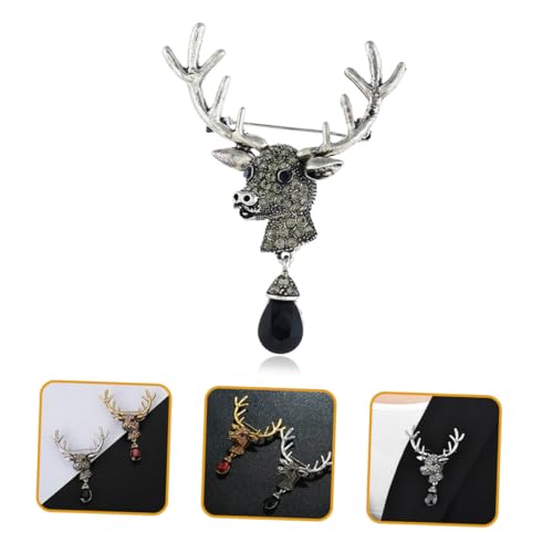 PartyKindom Vintage Brosche Anstecknadel mit Tropfen Design Glänzend und Langlebig Modisches Schmuckaccessoire für Damen und Herren Passend zu Anzügen Strickjacken und Kleidern als von PartyKindom