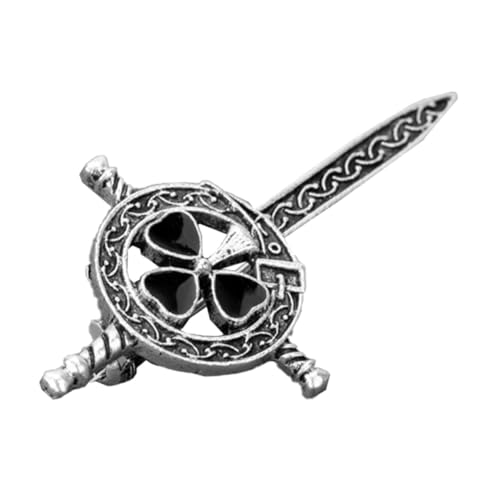 PartyKindom Vintage Brosche Damen Design Anstecknadel aus Legierung Modischer Retro Kragenclip für Anzug und Kleidung Elegantes Einzigartiges Accessoire für Männer und Frauen von PartyKindom