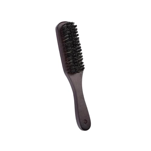 PartyKindom Vintage Haarbürste für Männer Multifunktionale Styling Reinigungshilfe Kompakte Lockenbürste Sanftes Haarstyling und Gebrochene Haare Entfernen Hautschonend und Tragbar von PartyKindom