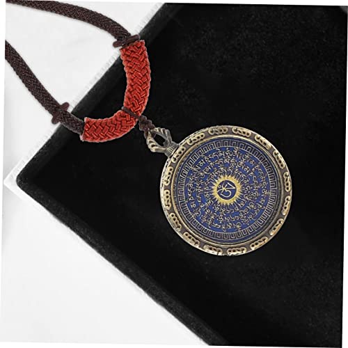 PartyKindom Vintage Halskette Unisex aus Langlebiger Legierung mit Stoffband Dekorative Retro Sweater Chain für Damen und Herren Leichtes Tragbares Schmuckstück für Alltag und Besondere von PartyKindom