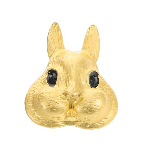 PartyKindom Vintage Kaninchen Brosche Retro Goldplattierte Anstecknadel für Damen Tierbrosche mit Reliefdesign für Hochzeiten Partys und Alltagskleidung für Freunde und Familie von PartyKindom