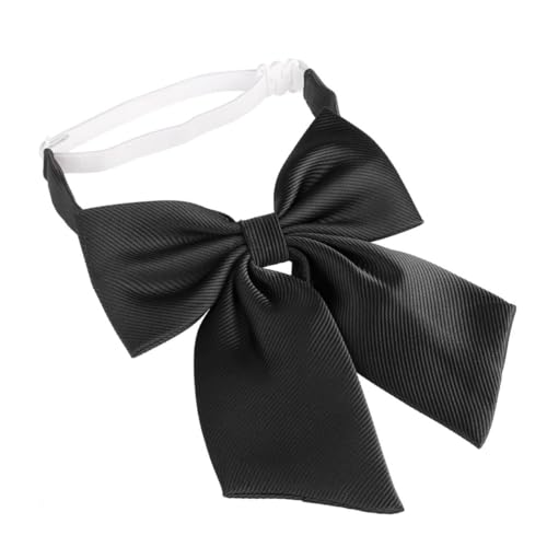 PartyKindom Vorgebundene Herrenfliege aus Mikrofaser Verstellbar Schwarzes Business Accessoire für Formelle Anlässe Wie Hochzeit Ball Party für Stilbewusste Männer von PartyKindom