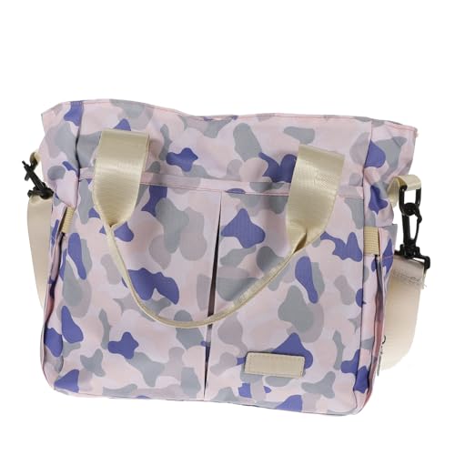 PartyKindom Wasserdichte Wickeltasche Mom Bag mit Großer Kapazität Isolierte Babyflaschenfächer Getrennte Aufbewahrung für Kleidung und Windeln Ergonomische Schultergurte Modische von PartyKindom