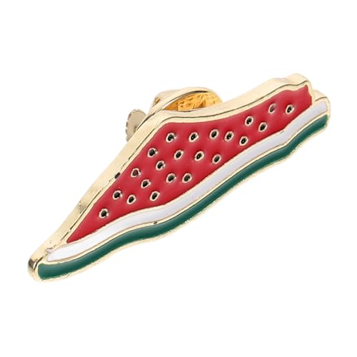 PartyKindom Wassermelonen-brosche Kompakt Schmuckornament Broschendekor Für Kleidung Wassermelonen-anstecknadel Obstbrosche Schmuck Anstecknadel Brosche Großpackung von PartyKindom